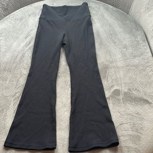 Athleta elation rib crop flare pant 3/4